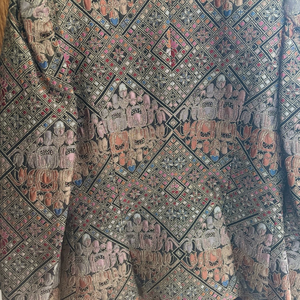 Multicolor Geometric Patterned Jacket